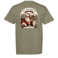 St Nicholas vintage graphic tee in sandstone — back view