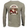 St Nicholas long sleeve tee in sandstone — back view